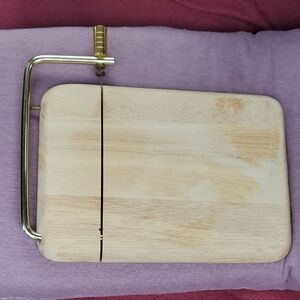 Wooden Cheese Slicer with Metal Handle